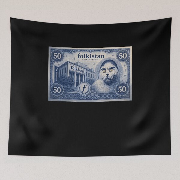 Item preview, Folkbank Folk Valley Cat Bank Note Meme designed and sold by elderberry.