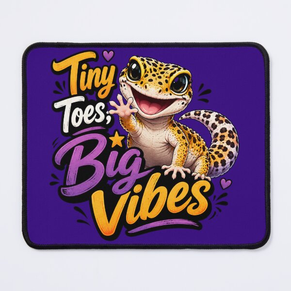 Item preview, Tiny Toes, Big Vibes Leopard Gecko designed and sold by Weirdwildco69.