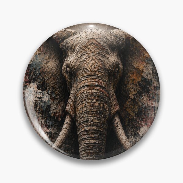 Item preview, Not Trends Elephant Industrial Stoic Founder Canvas Print designed and sold by SavannaStrikes.