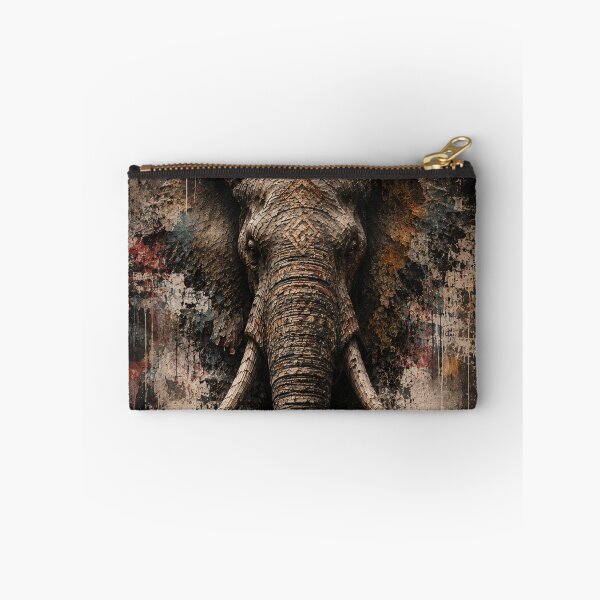 Item preview, Not Trends Elephant Industrial Stoic Founder Canvas Print designed and sold by SavannaStrikes.