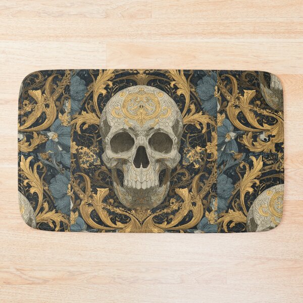 Item preview, Art nouveau skull designed and sold by MendaciousMina.