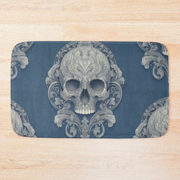 Item preview, Art nouveau skull designed and sold by MendaciousMina.