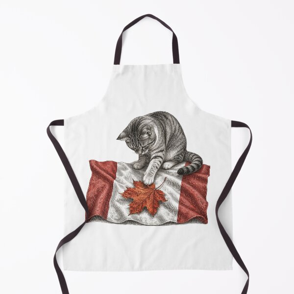 Item preview, Tabby Cat on Canada Flag with Maple Leaf designed and sold by Aguri-tei.