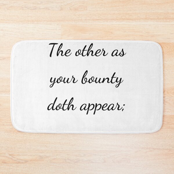 Item preview, “The other as your bounty doth appear;” - handwriting black designed and sold by ariksworld.