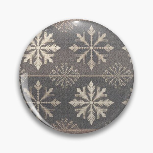 Item preview, Cozy Nordic Christmas Snowflake Pattern Muted Beige Winter Sweater Ornament designed and sold by LYAN-STORE.