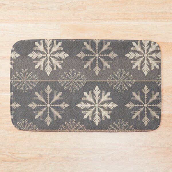 Item preview, Cozy Nordic Christmas Snowflake Pattern Muted Beige Winter Sweater Ornament designed and sold by LYAN-STORE.