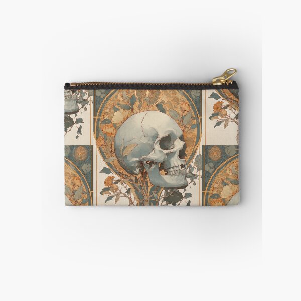 Item preview, Art nouveau skull designed and sold by MendaciousMina.