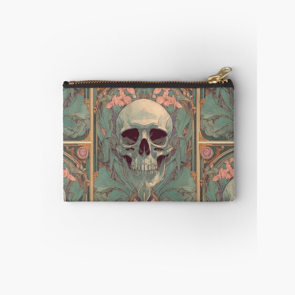 Item preview, Art nouveau skull designed and sold by MendaciousMina.