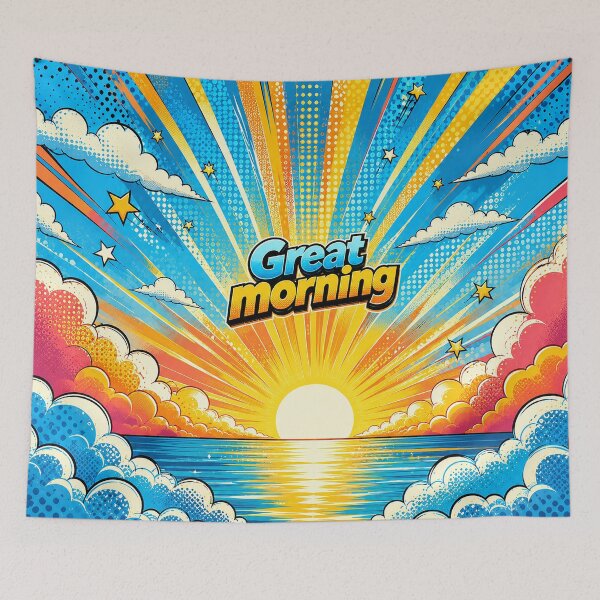 Item preview, Great Morning Sunrise Burst designed and sold by BlissBlvdShop.