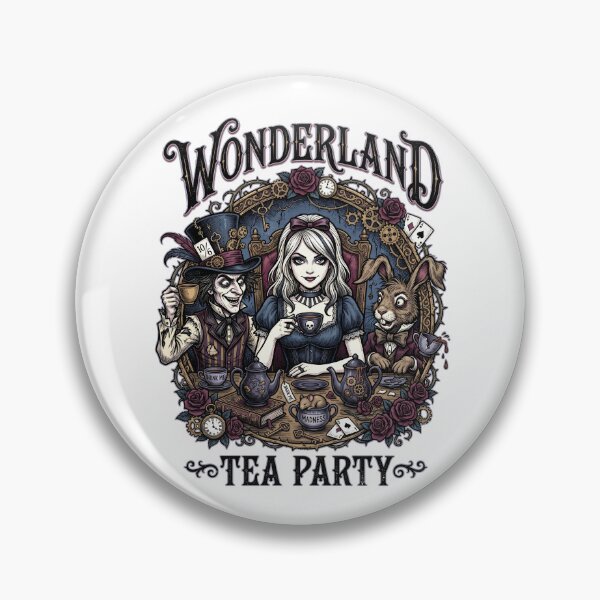Item preview, Gothic Steampunk Alice Mad Hatter Wonderland Tea Party designed and sold by LiluGross.