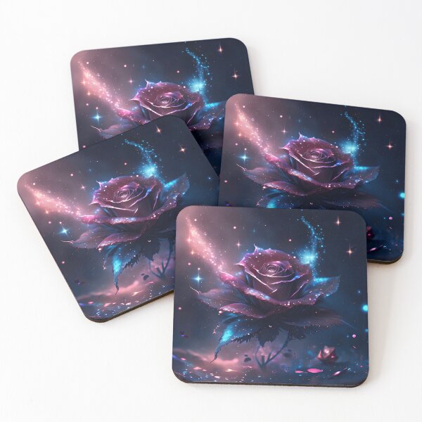 Item preview, Mystical Glowing Rose Flower Fantasy Art designed and sold by stylishdzign.