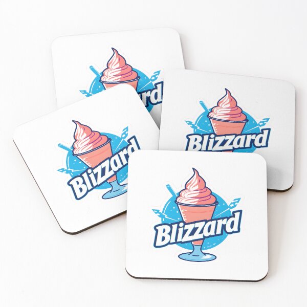 Item preview, Retro Frozen Blizzard Dessert Logo – Ice Cream designed and sold by Dax Studio.