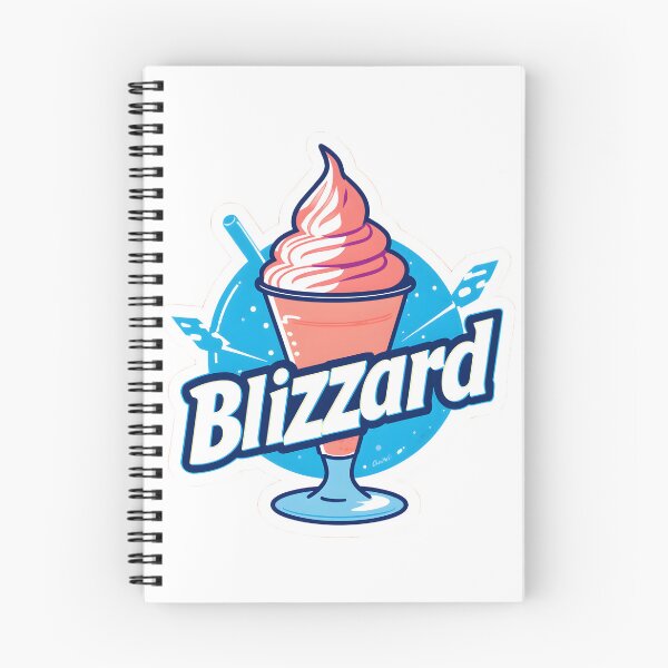 Item preview, Retro Frozen Blizzard Dessert Logo – Ice Cream designed and sold by Dax Studio.