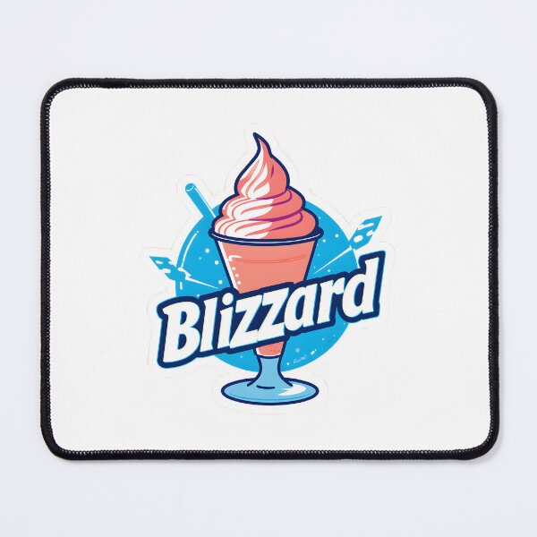 Item preview, Retro Frozen Blizzard Dessert Logo – Ice Cream designed and sold by Dax Studio.