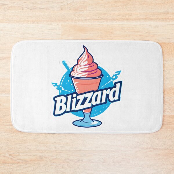 Item preview, Retro Frozen Blizzard Dessert Logo – Ice Cream designed and sold by Dax Studio.