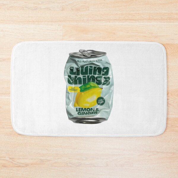 Item preview, Crushed Lemon Ginger Soda Can – Citrus Herbal Grunge Sticker designed and sold by Mustangana.