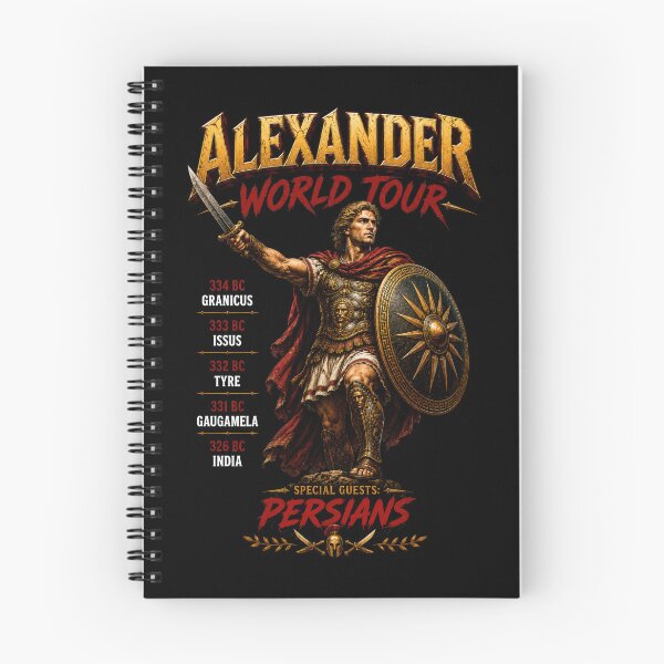 Item preview, Alexander World Tour Conqueror Parody Art designed and sold by Retr0Tshirts.