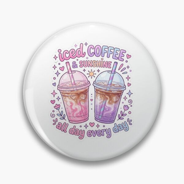 Item preview, Iced coffee & sunshine- Summer design  designed and sold by RahRahsCreation.