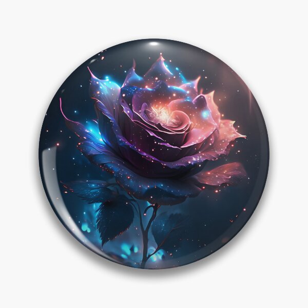 Item preview, Glowing Rose Flower Fantasy Art designed and sold by stylishdzign.