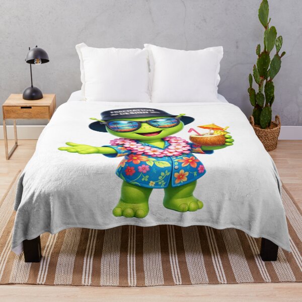 Item preview, Tropical Alien Summer Vibes Funny Hawaiian Beach designed and sold by FREENATION2026.