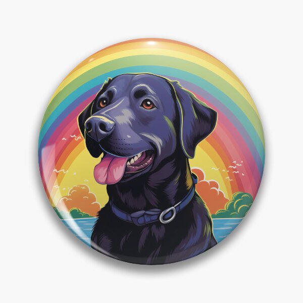 Item preview, Funny Black Labrador Colorful Rainbow Cute Mom Dad Kids designed and sold by rafaeltto.