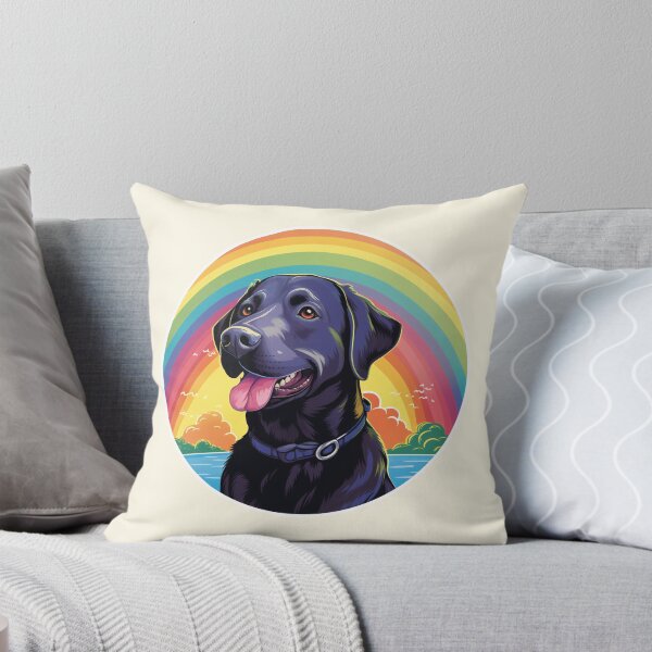 Item preview, Funny Black Labrador Colorful Rainbow Cute Mom Dad Kids designed and sold by rafaeltto.