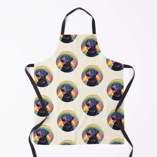 Item preview, Funny Black Labrador Colorful Rainbow Cute Mom Dad Kids designed and sold by rafaeltto.