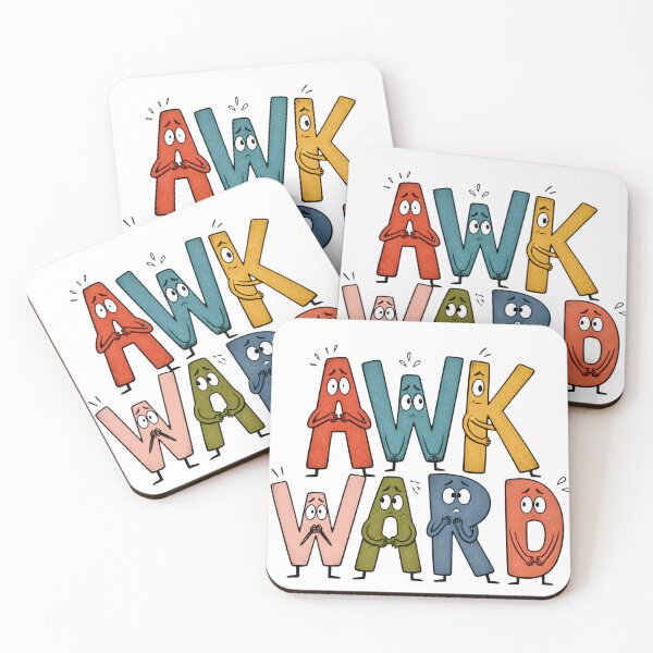 Item preview, Awkward Funny Letter Characters Shirt | Sarcastic Introvert Gift | Relatable Humor Tee for Teens Adults designed and sold by QuirkyCloud Designs.
