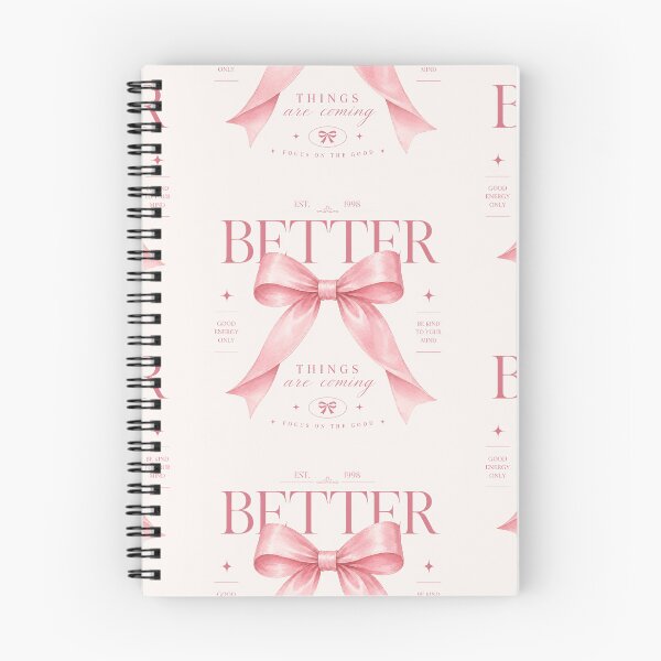 Item preview, Better Things Are Coming Pink Bow Aesthetic designed and sold by Soft Girl Society.