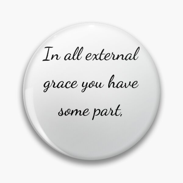 Item preview, “In all external grace you have some part,” - handwriting black designed and sold by ariksworld.