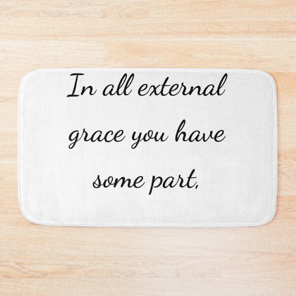 Item preview, “In all external grace you have some part,” - handwriting black designed and sold by ariksworld.