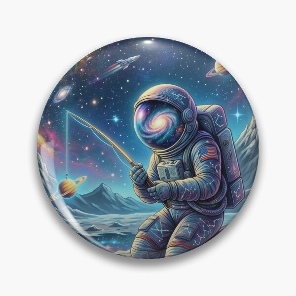 Item preview, Galactic Angler: Fishing for Ringed Worlds designed and sold by Color Verse1.
