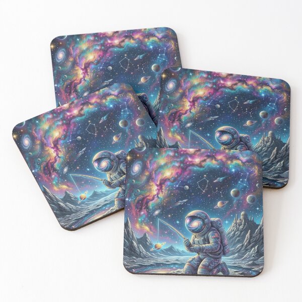Item preview, Galactic Angler: Fishing for Ringed Worlds designed and sold by Color Verse1.