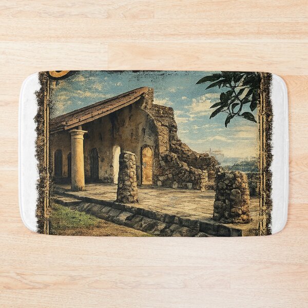 Item preview, Galle Fort Vibes – Ancient Ruins & Coastal Heritage Vintage T-Shirt Design designed and sold by GooniSL.