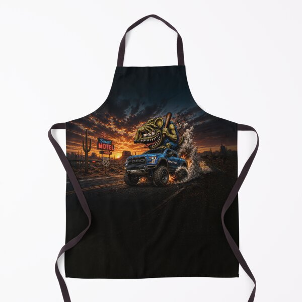 Item preview, Monster Rat Ford Raptor Route 66 Desert Burnout Off-Road Truck Art designed and sold by artistwill.