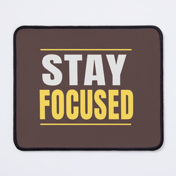 Item preview, Stay Focused Bold Typography Design designed and sold by HeartAndArtShop.