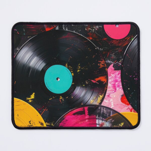 Item preview, Vintage Vinyl Records Pattern | Retro Music Lover Design designed and sold by EVESTUDIOART.