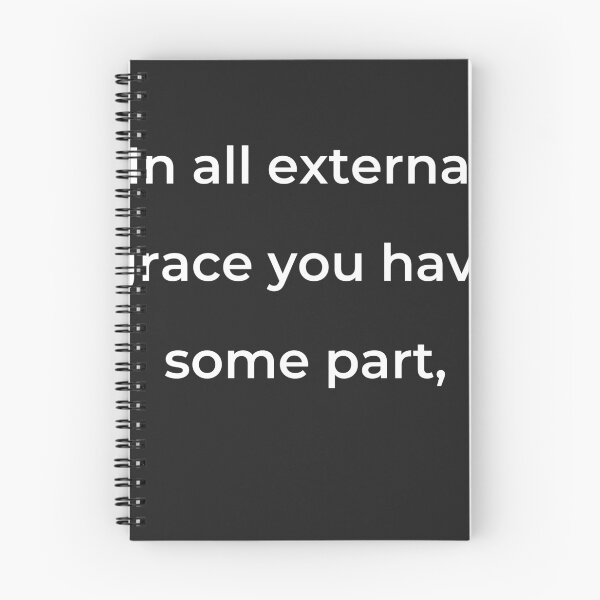 Item preview, “En toda gracia externa tienes alguna parte”, - impresión blanca designed and sold by ariksworld.
