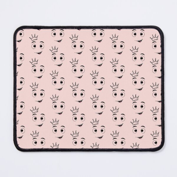 Item preview, Cute Smiling Face with Crown Minimalist Line Art designed and sold by NoraStudioArt.