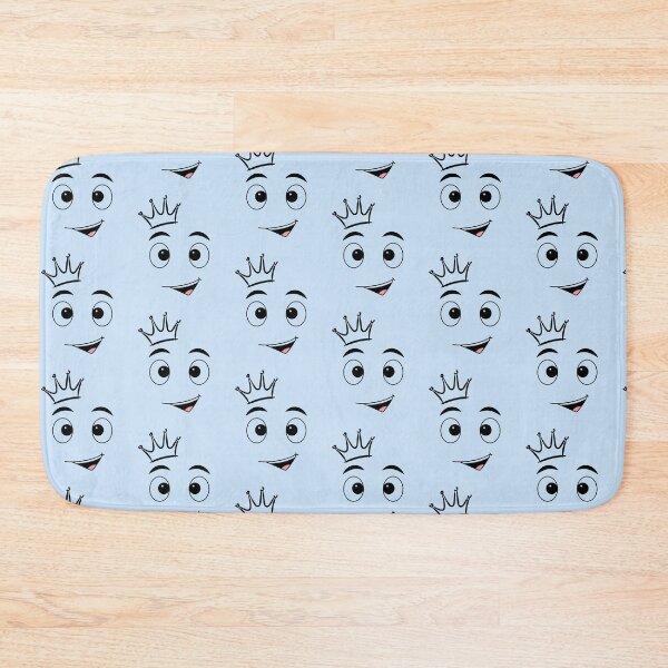 Item preview, Cute Smiling Face with Crown Minimalist Line Art designed and sold by NoraStudioArt.