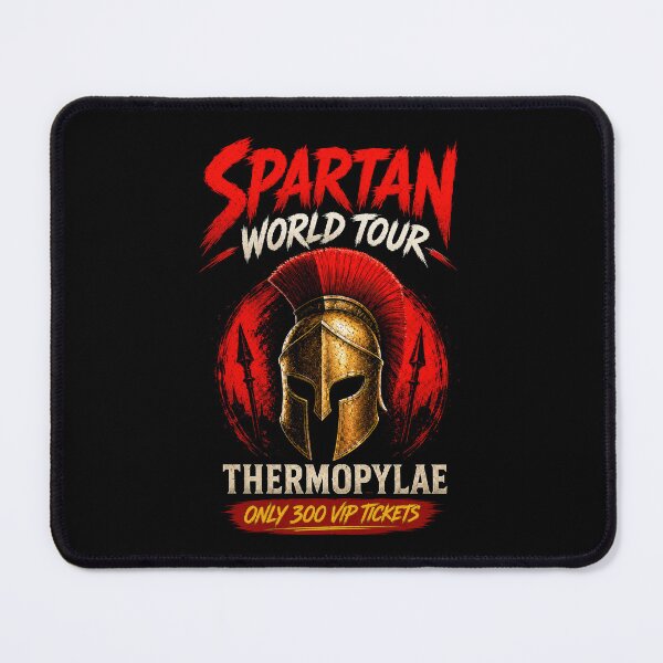 Item preview, Spartan World Tour Thermopylae Warrior Parody designed and sold by Retr0Tshirts.