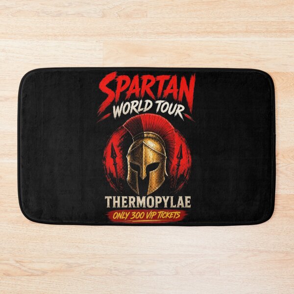Item preview, Spartan World Tour Thermopylae Warrior Parody designed and sold by Retr0Tshirts.