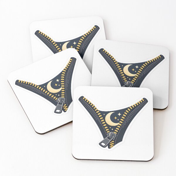 Item preview, Night Sky Zipper Minimal Surreal Illustration designed and sold by Naviora.
