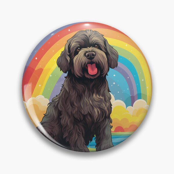 Item preview, Funny Black Russian Terrier Colorful Rainbow Cute Mom Dad Kids designed and sold by rafaeltto.