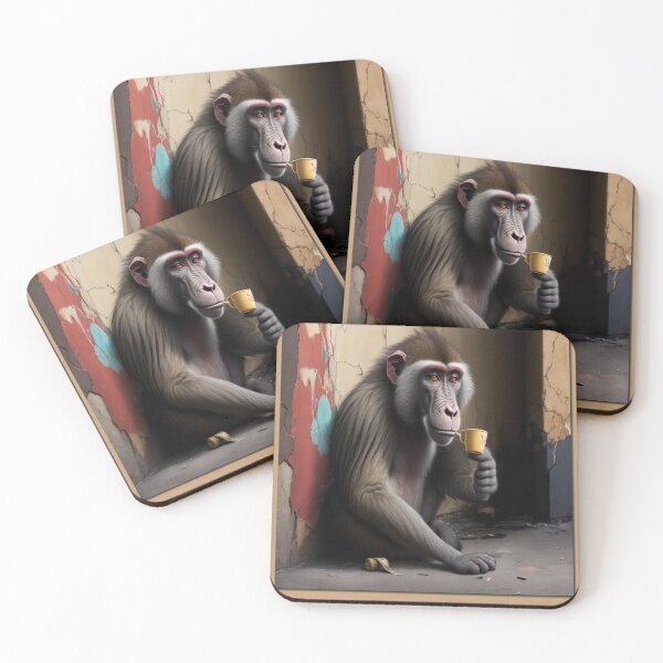 Item preview, tea time monkey designed and sold by Museum Of Non-Existing Art.