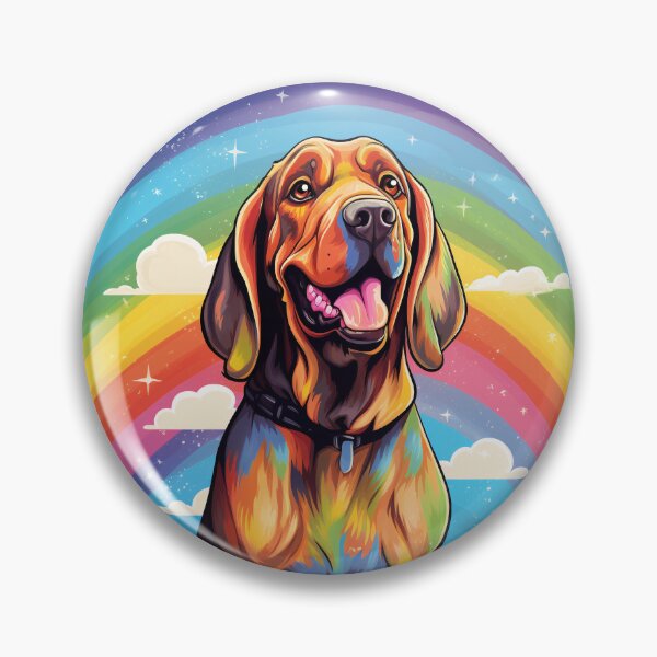 Item preview, Funny Bloodhound Colorful Rainbow Cute Mom Dad Kids designed and sold by rafaeltto.