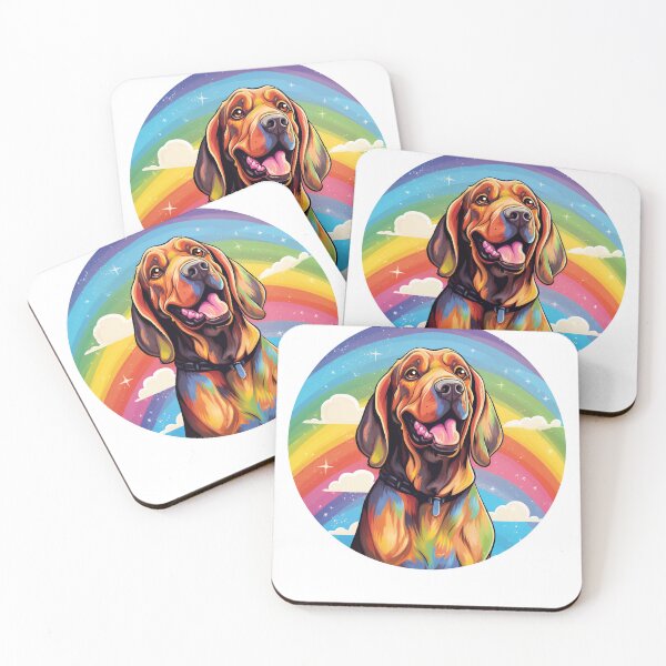 Item preview, Funny Bloodhound Colorful Rainbow Cute Mom Dad Kids designed and sold by rafaeltto.