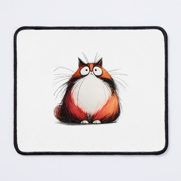 Item preview, Funny fat cat design designed and sold by GGAUL.