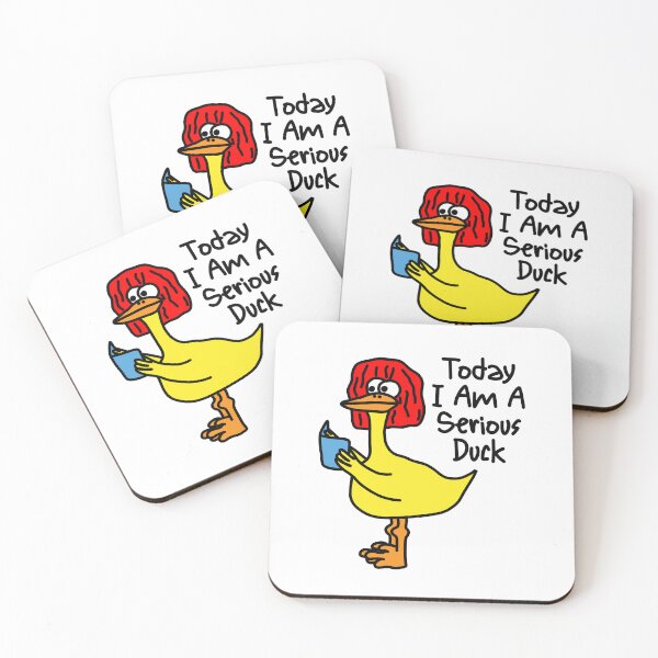 Item preview, Today I Am A Serious Duck designed and sold by RetroChunky®.