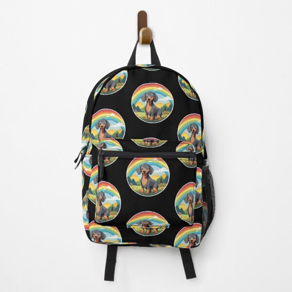 Item preview, Funny Blue and Tan Dachshund Colorful Rainbow Cute Mom Dad Kids designed and sold by rafaeltto.